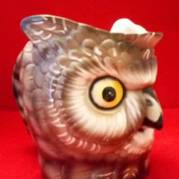 Vintage owl beverage pitcher made in Italy - Picture 3 of 12